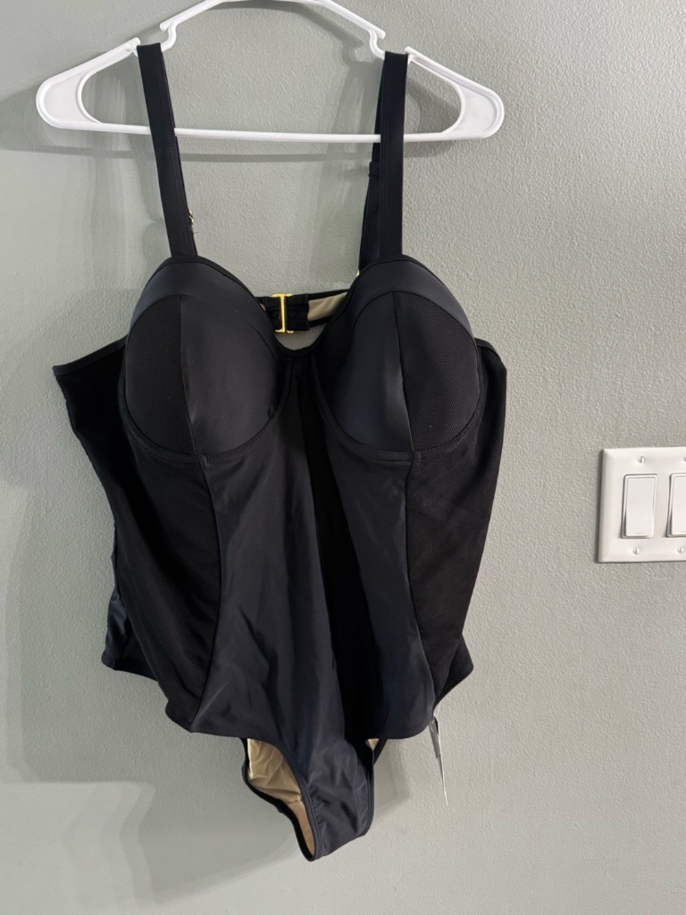 Paramour Black One-Piece Swimsuit with UPF 50+